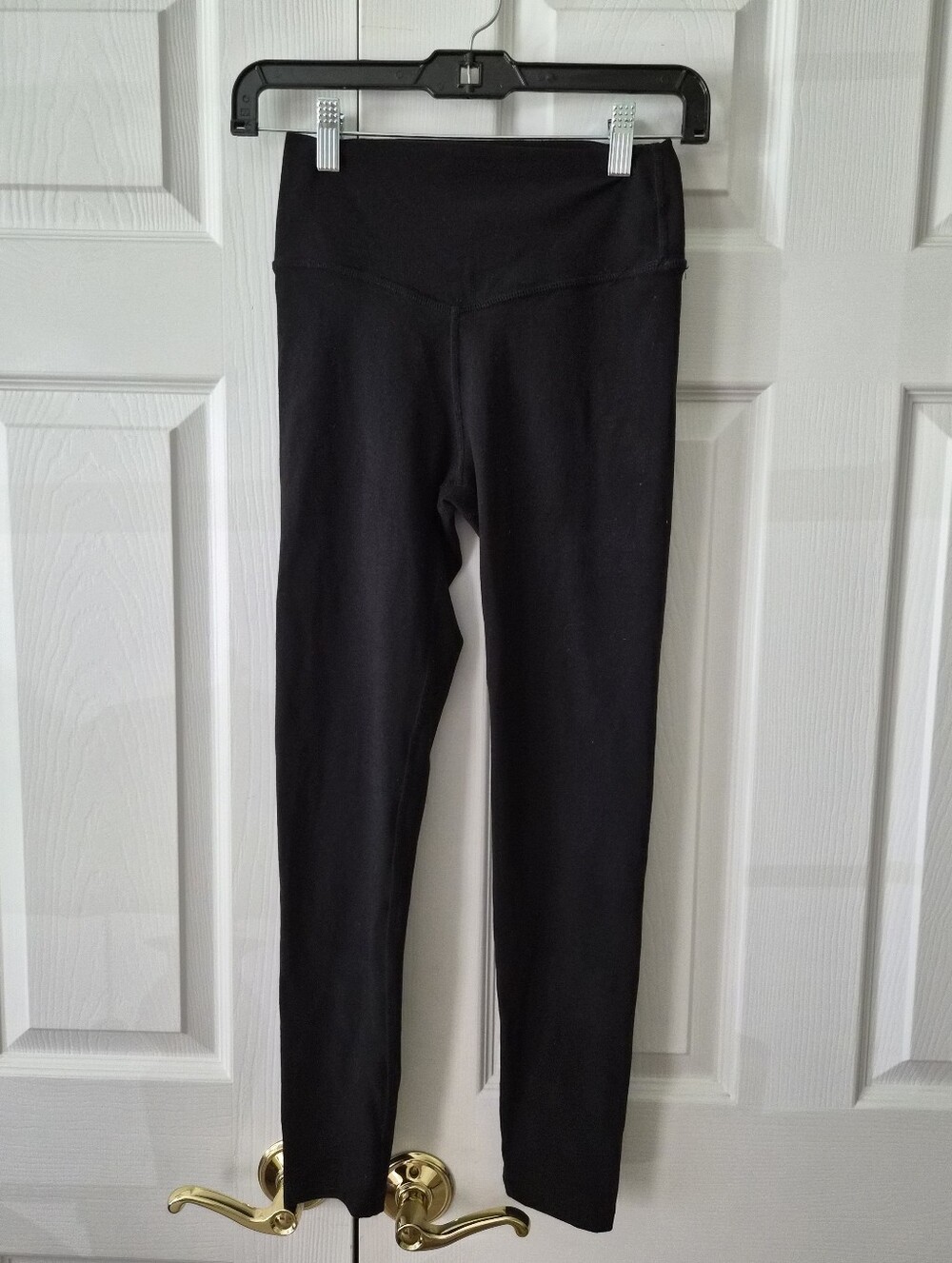 Joah Brown Second Skin High Waisted Legging Sueded Onyx Black M/L - Picture 4 of 6